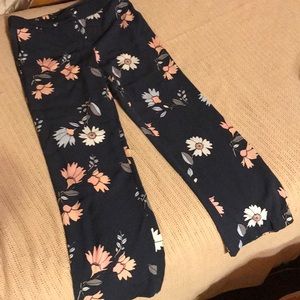 NWOT LOFT FLORAL DRESS PANTS